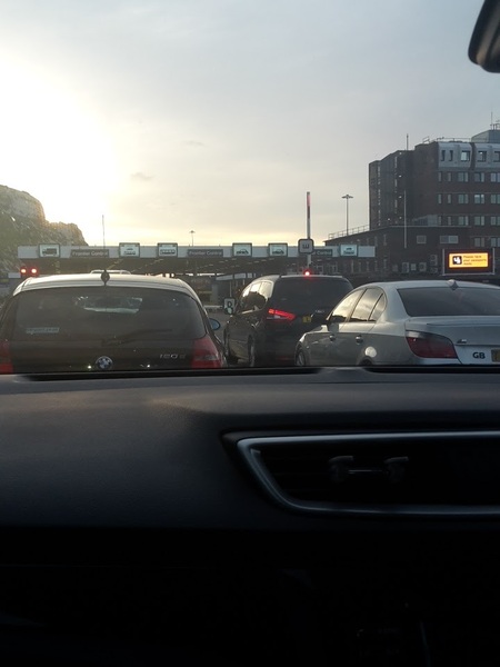 To not have overtaken these cyclists?