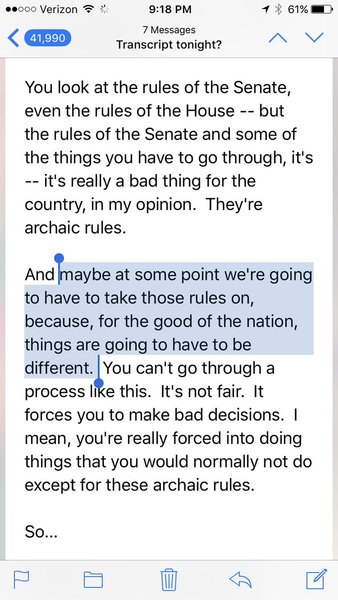 This thread is better than any White House Press dinner. Trump cont
