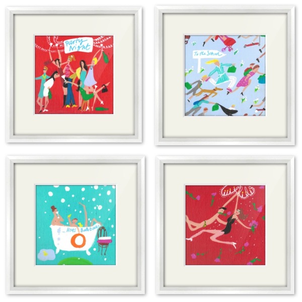 Family Antics... LOVE for you to see my new family paintings - get ready to smile! x