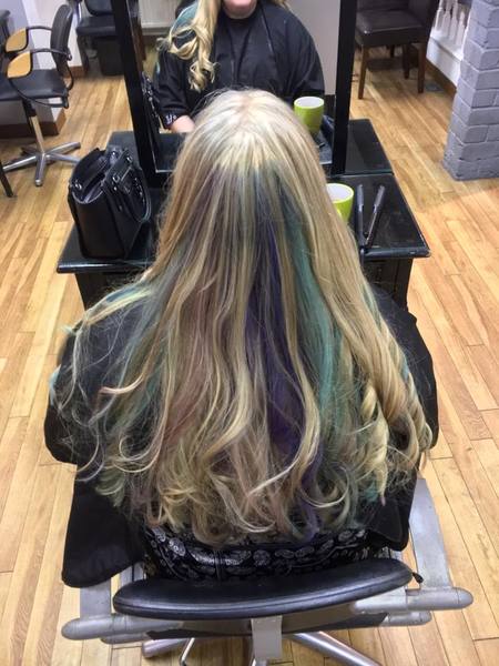Am I too old for rainbow hair?
