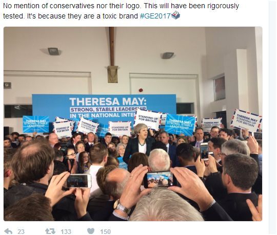 to think we vote for a LOCAL MP and not a President in this country - but Theresa May seems to be under the impression we are voting for her