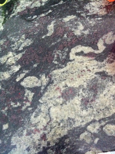 Can anyone show me their dark stone worktops please