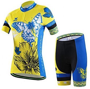 Help me find a very jazzy cycling outfit please