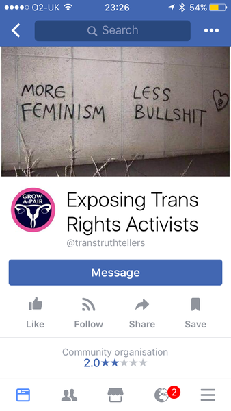 Exposing trans rights activists.