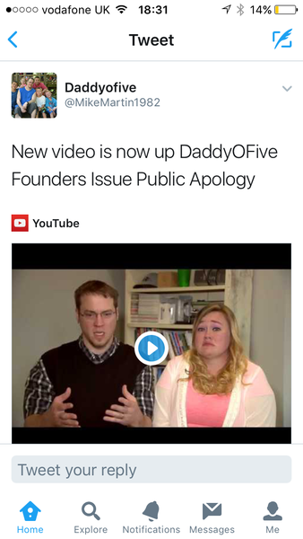 *Trigger Warning* AIBU to not understand how this YouTuber isn't being investigated for child abuse?