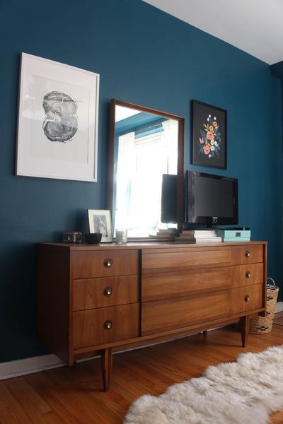 Large bedroom, dark walls- thoughts?