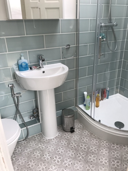 To ask to see your bathroom?