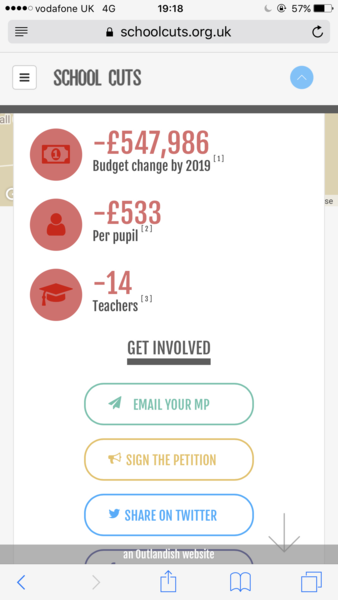 Do you know how much your child's school budget will be cut? Use the link and post the answer here.