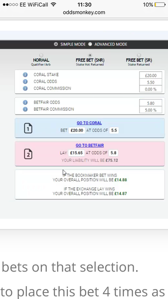 Matched betting continued...free money for all!