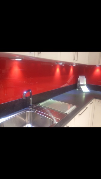 How practical are painted walls above kitchen upstand?