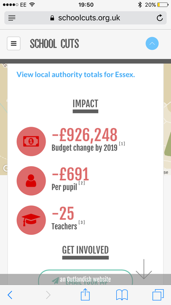 Do you know how much your child's school budget will be cut? Use the link and post the answer here.