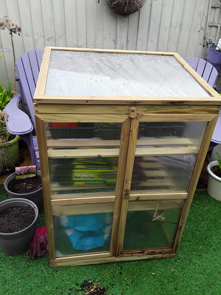 Wooden grow house