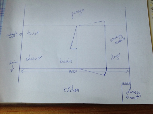 Downstairs wc  & utility - which would you do?