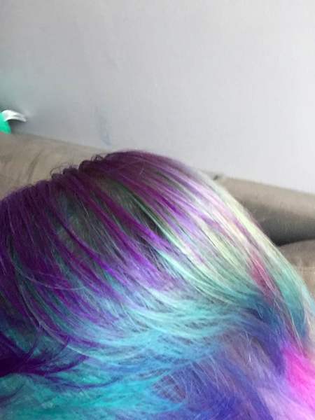 Am I too old for rainbow hair?