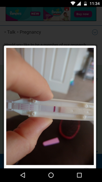 On implant but is this positive