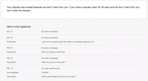 Can someone explain the eBay Resolution Centre to me?