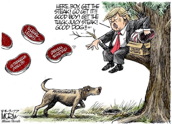 Look! I just dropped $1million of bombs on your thread, so stop going on about #Russiagate (Trump cont.)