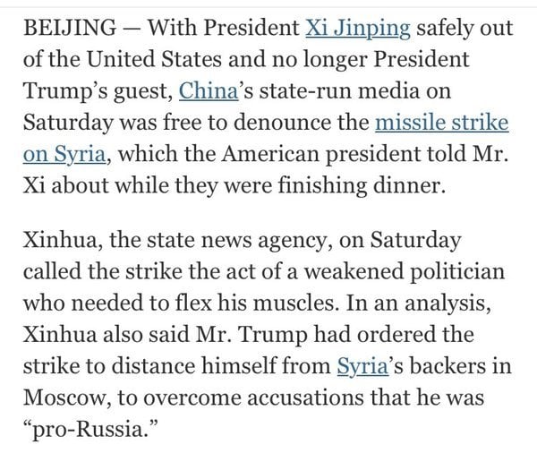 Look! I just dropped $1million of bombs on your thread, so stop going on about #Russiagate (Trump cont.)