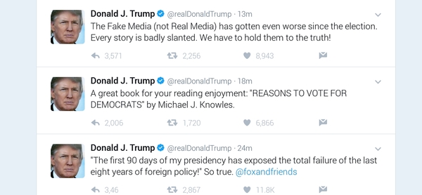 Trump (cont): Nothing to see here, nope not a Russian in sight