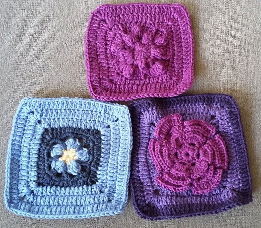 Woolly hugs. We are making a blanket for Zombie’s son and his wife (Zombielad and Zombielass.) lovely crafters and donors, we need your help.