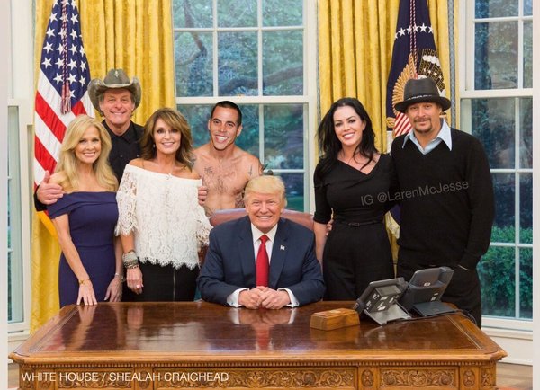 Our bigly armada is...somewhere! Watch out, gentleman! Trump cont..