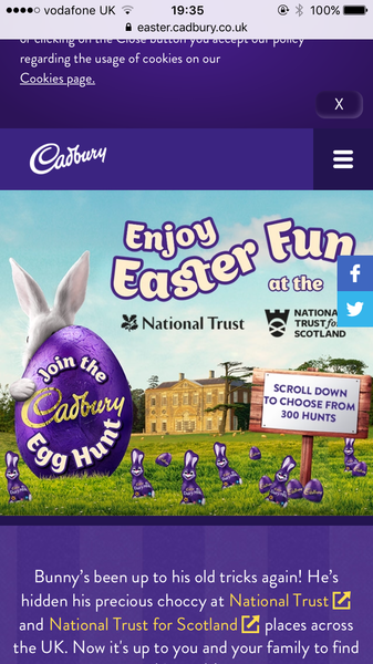 to wonder why the fuss about Easter and the national trust?
