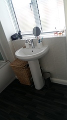 To ask to see your bathroom?