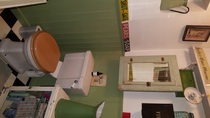 To ask to see your bathroom?