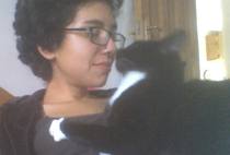 Fatty just sat on my knee!!