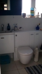 To ask to see your bathroom?
