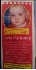 To think that Britain should take a tougher line on certain children's names?