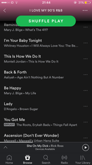 To ask you what old school late 90's & 00's RnB songs are a must on this play list