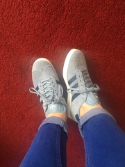 Velvet Trainers at my age?