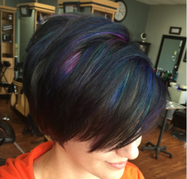 Am I too old for rainbow hair?
