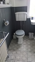 To ask to see your bathroom?