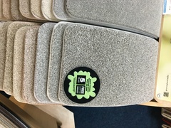 Selling house - Which carpet would you out with this paint,  for all the hallways and landings - ammonite f&b?