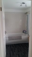 To ask to see your bathroom?