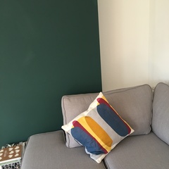 What colour with grey sofa?