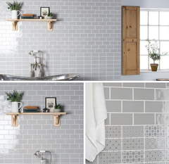 White tiles with dark grout. Anyone done this?