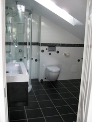 To ask to see your bathroom?