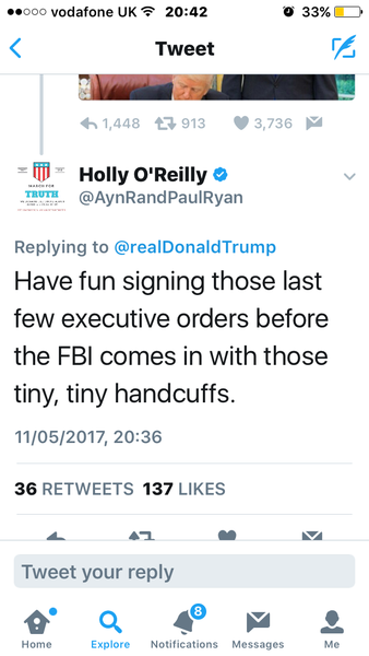 We can't answer this thread without revealing classified information. Trumpery trumped.