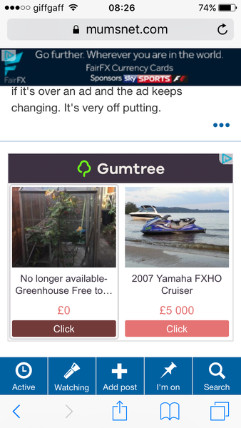 For the love of the wee man please do something about the ads
