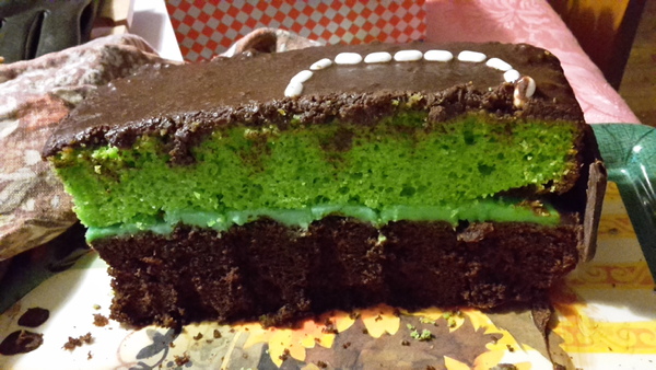 Mint chocolate cake