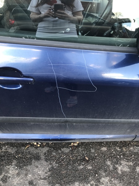 To have a word with car keying suspect