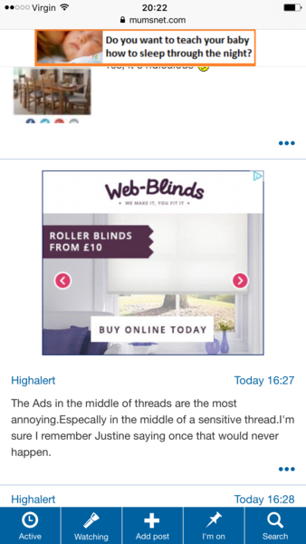 For the love of the wee man please do something about the ads