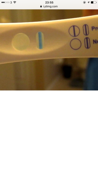 Superdrug pregnancy test query?