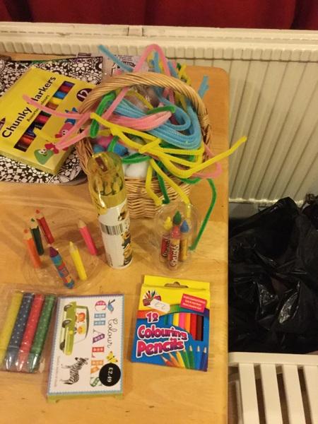 To ask what's the easiest way to keep art supplies organized?