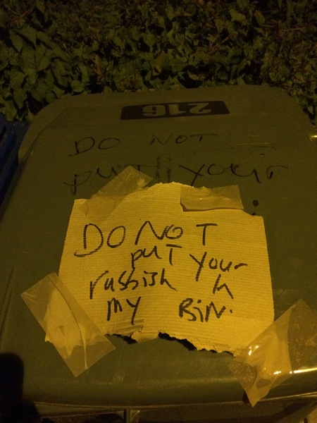 For thinking this neighbour must be a MNer
