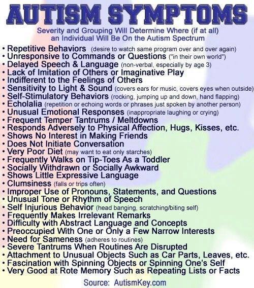 To not understand what autism is?