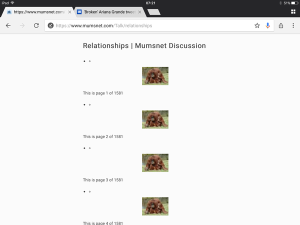 Gorilla pictures when asking for relationship threads